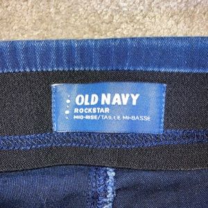 Old Navy Rock Star mid rise jeggings